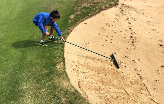 #caption-206 Bunker Raking Skills